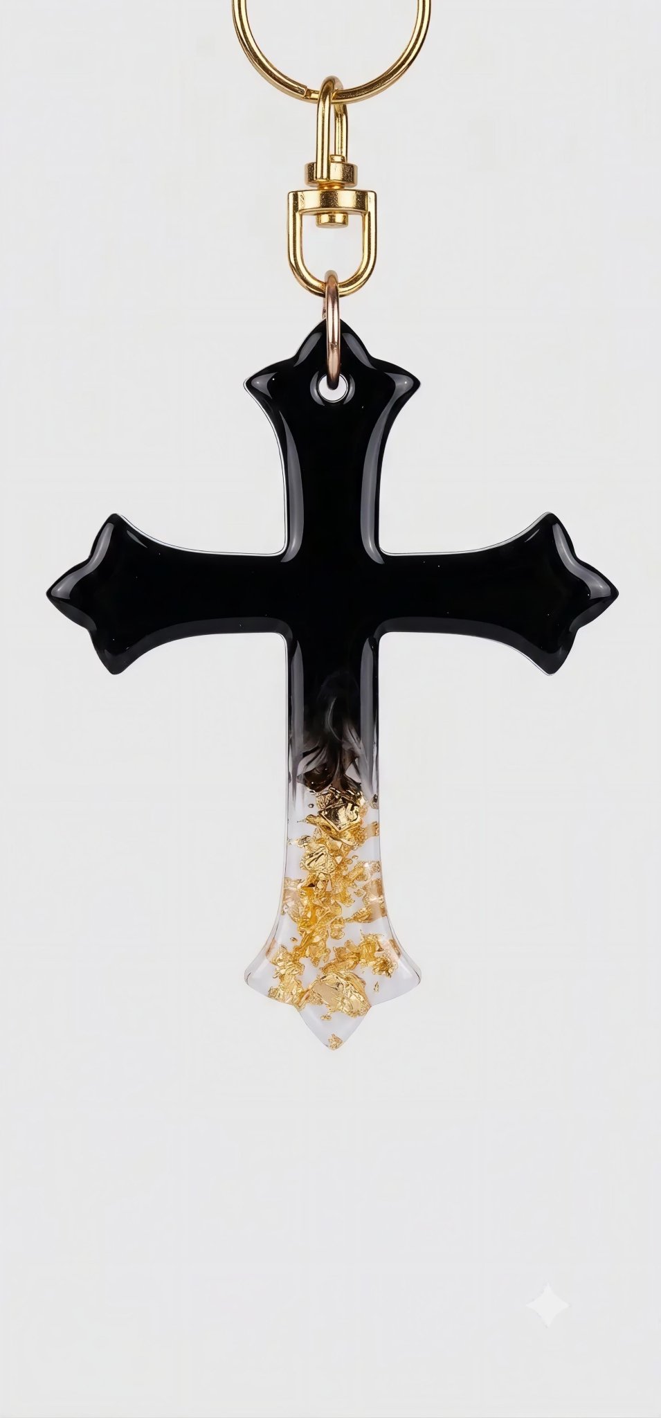 Personalised handmade cross keychains - unisex - keychain - VJ Designs