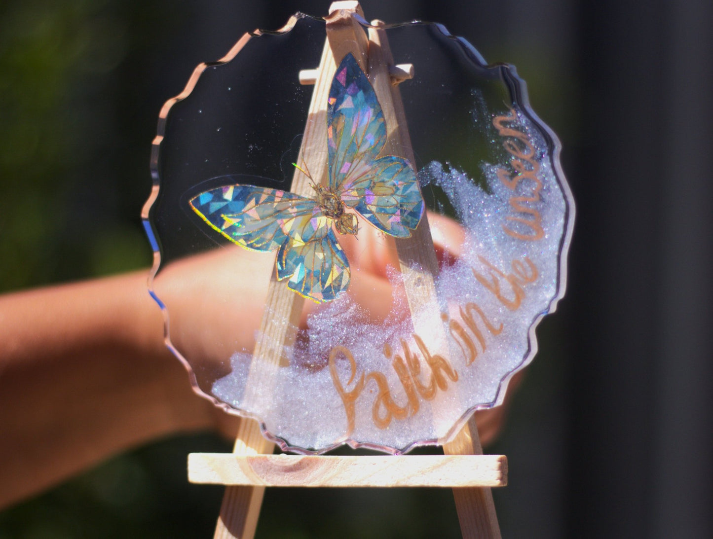 Personalised butterfly desk decor - desk decor - VJ Designs