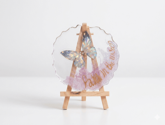 Personalised butterfly desk decor - desk decor - VJ Designs