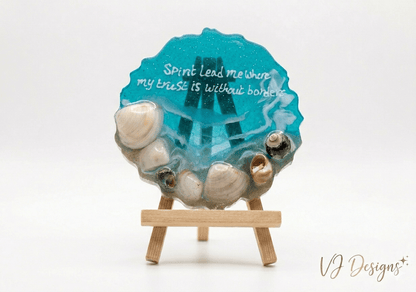 Personalised ocean-themed desk decor - VJ Designs