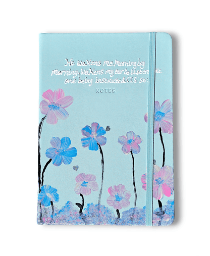 Personalised hand-painted mint green journal - Journal - VJ Designs