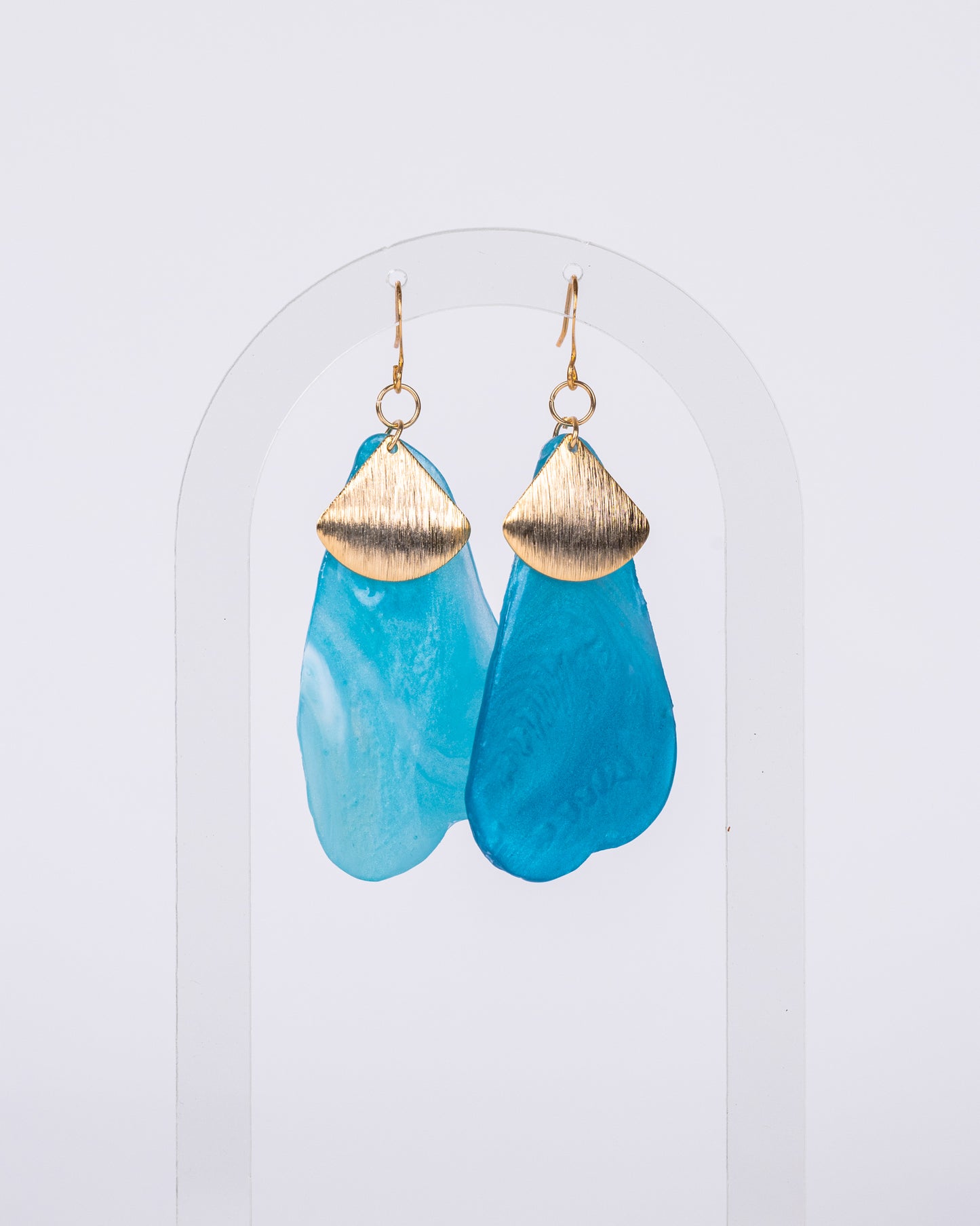 Ocean Themed Handmade Resin Earrings – Unique Artisan Jewellery Australia - Earrings - VJ Designs