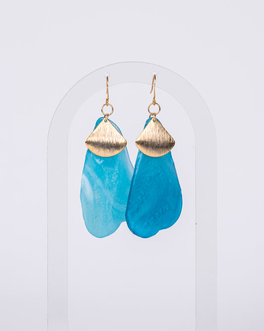 Ocean Themed Handmade Resin Earrings – Unique Artisan Jewellery Australia - Earrings - VJ Designs