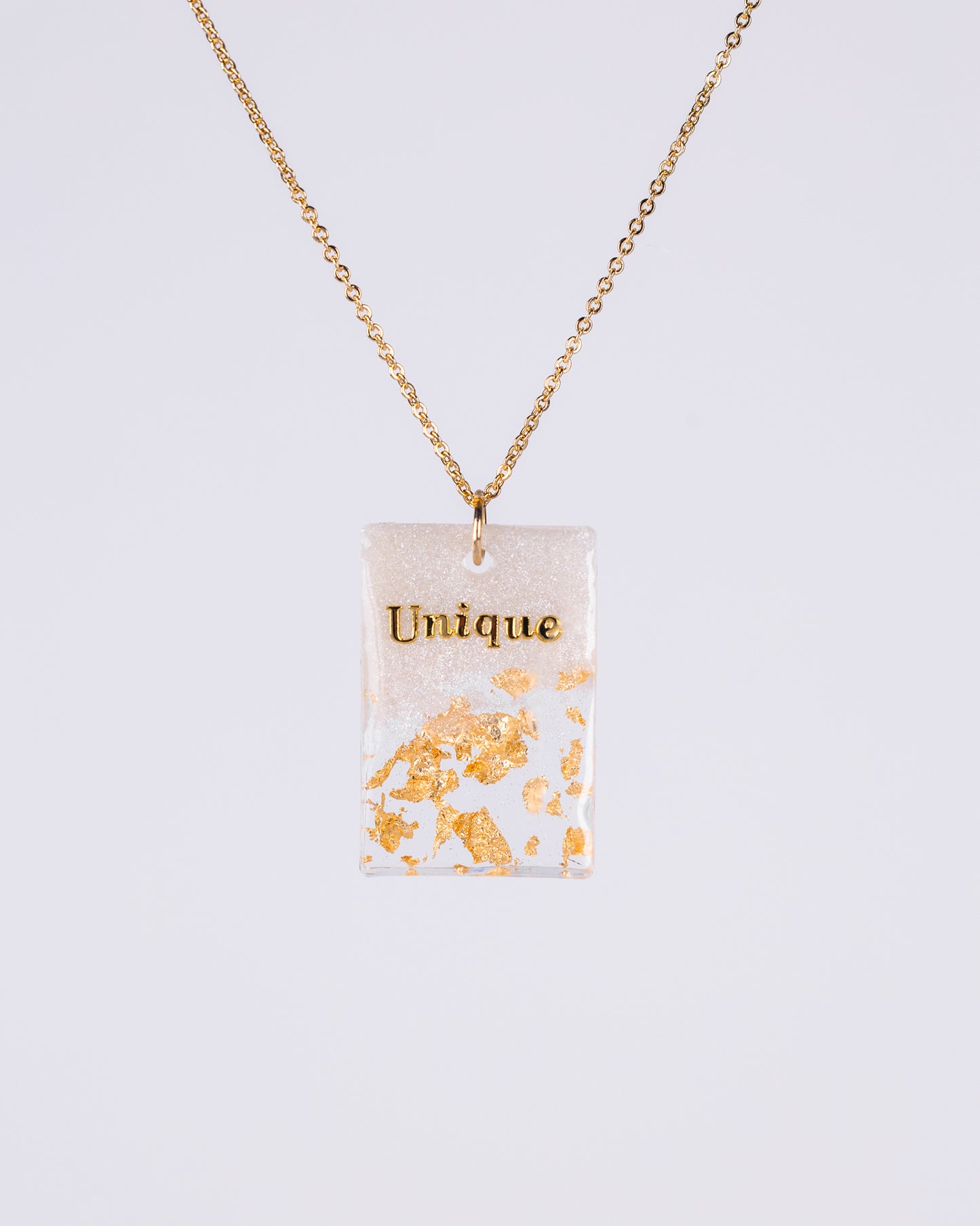 Personalised hand-made gold plated necklace - VJ Designs