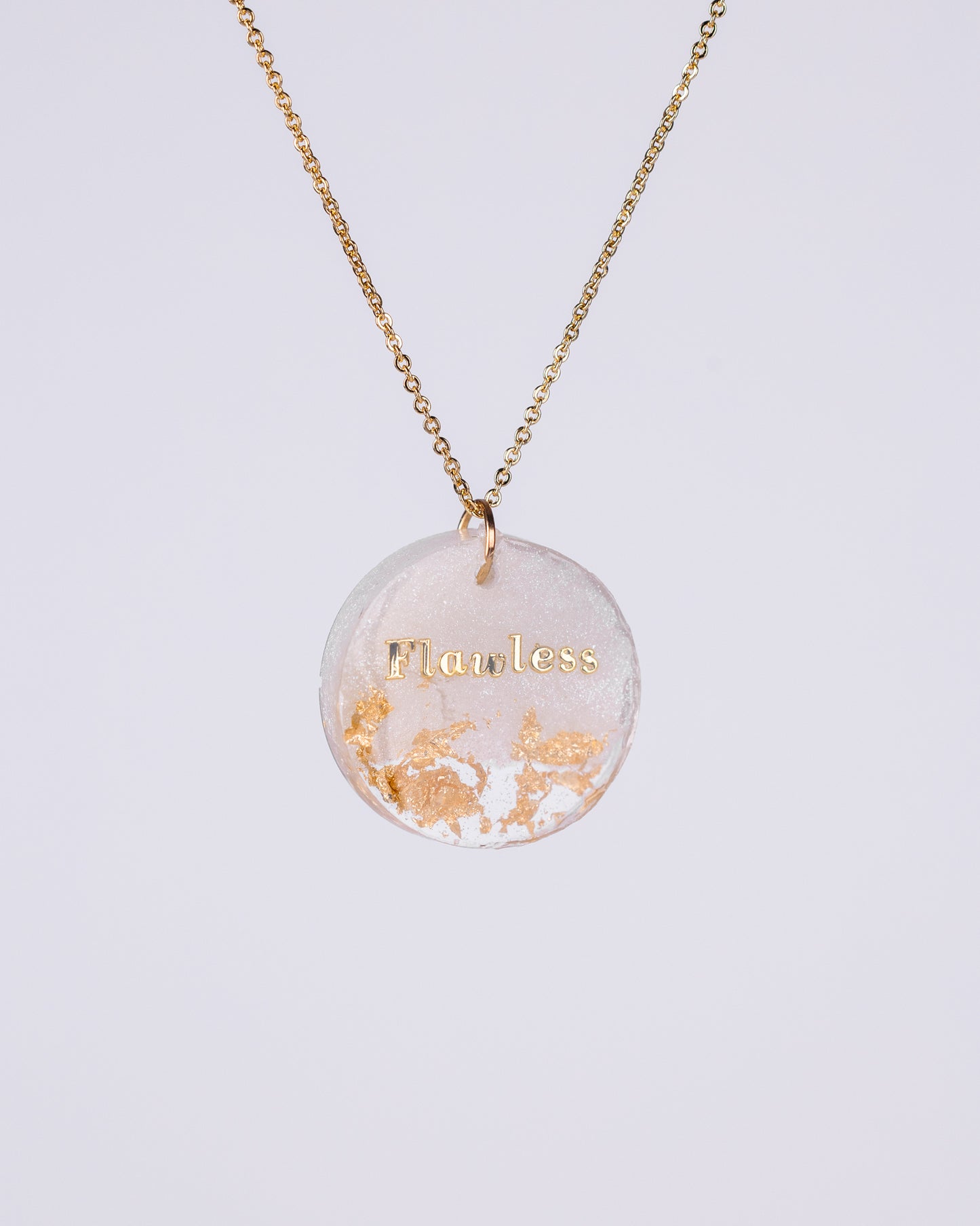 Personalised hand-made gold plated necklace - VJ Designs