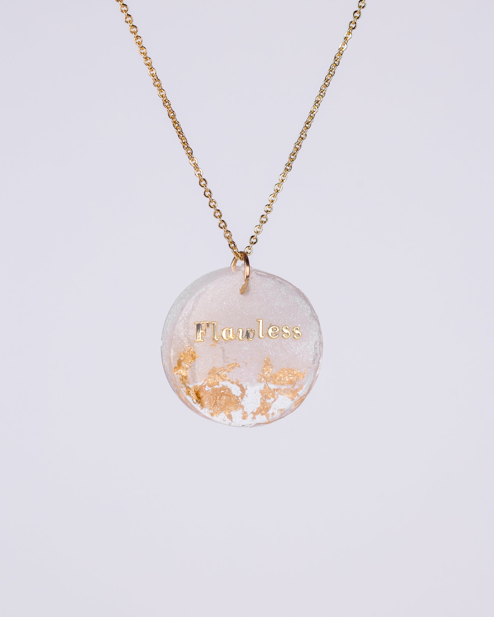 Personalised hand-made gold plated necklace - VJ Designs