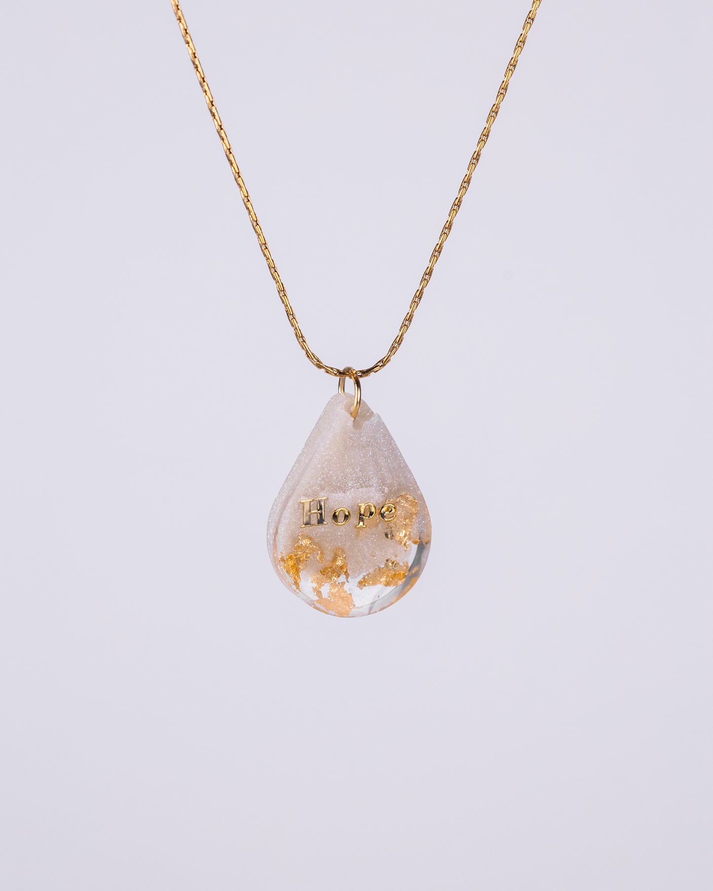 Personalised hand-made gold plated necklace - VJ Designs