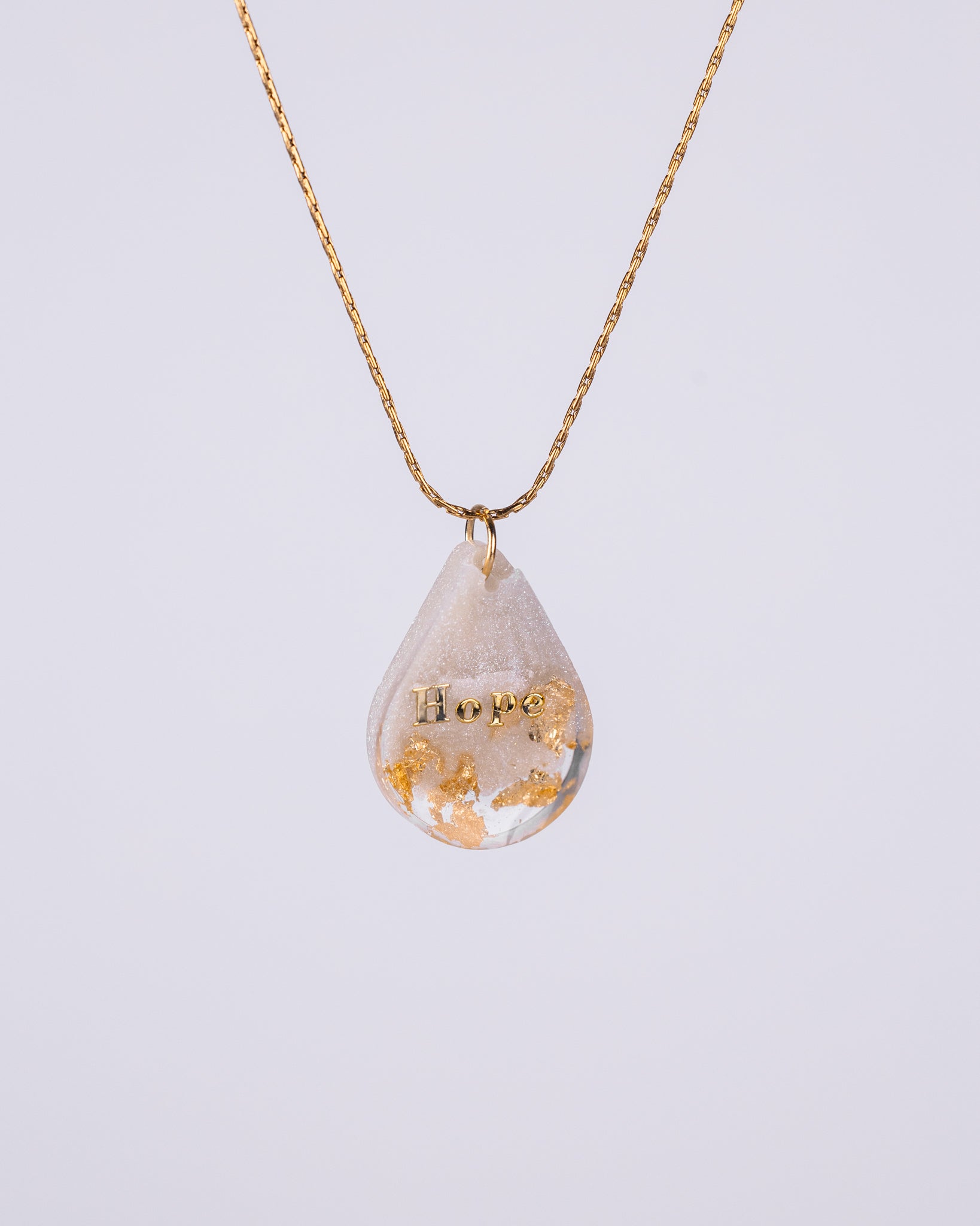 Personalised hand-made gold plated necklace - VJ Designs