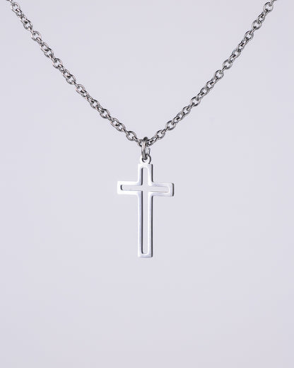 Stainless steal cross necklace for men - Jewellery set - VJ Designs
