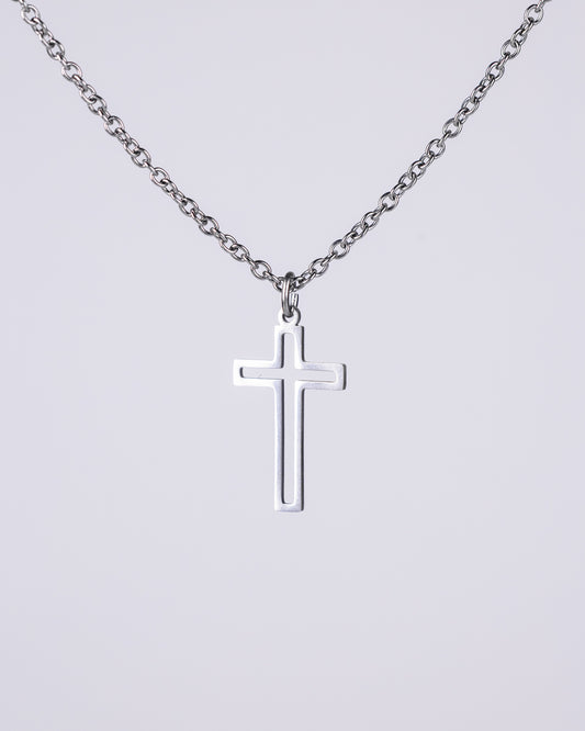 Stainless steal cross necklace for men - Jewellery set - VJ Designs