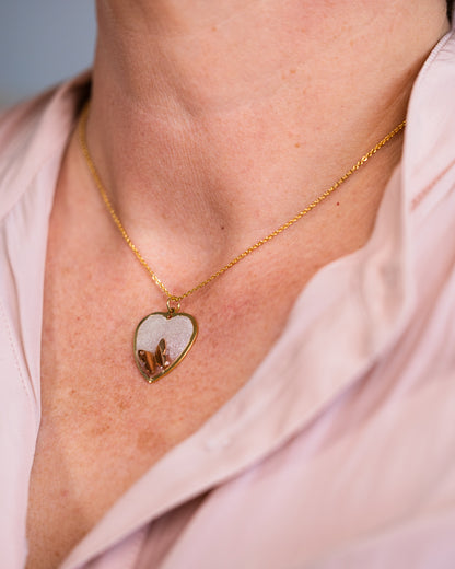 Personalised hand-made gold plated necklace - VJ Designs