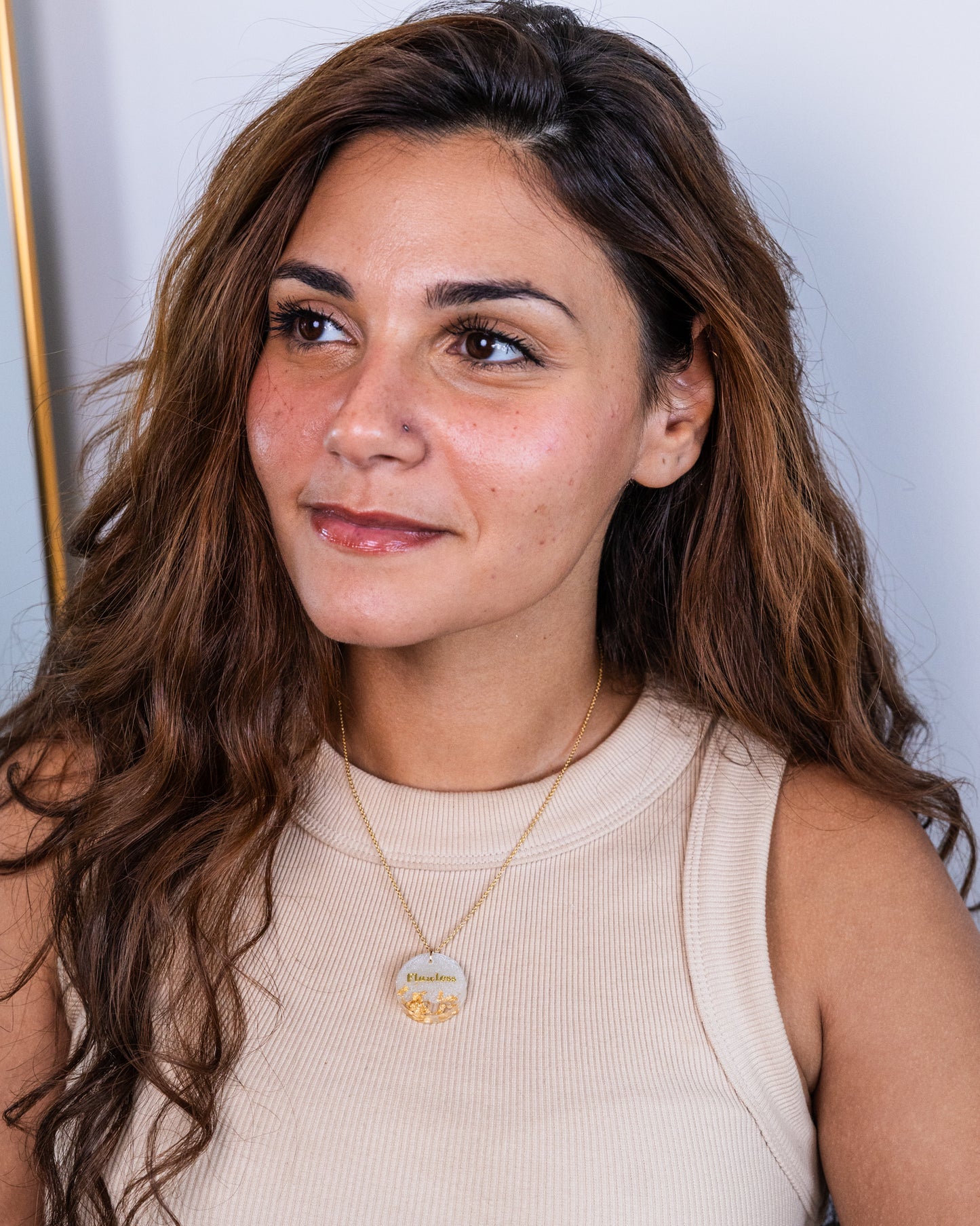 Personalised hand-made gold plated necklace - VJ Designs