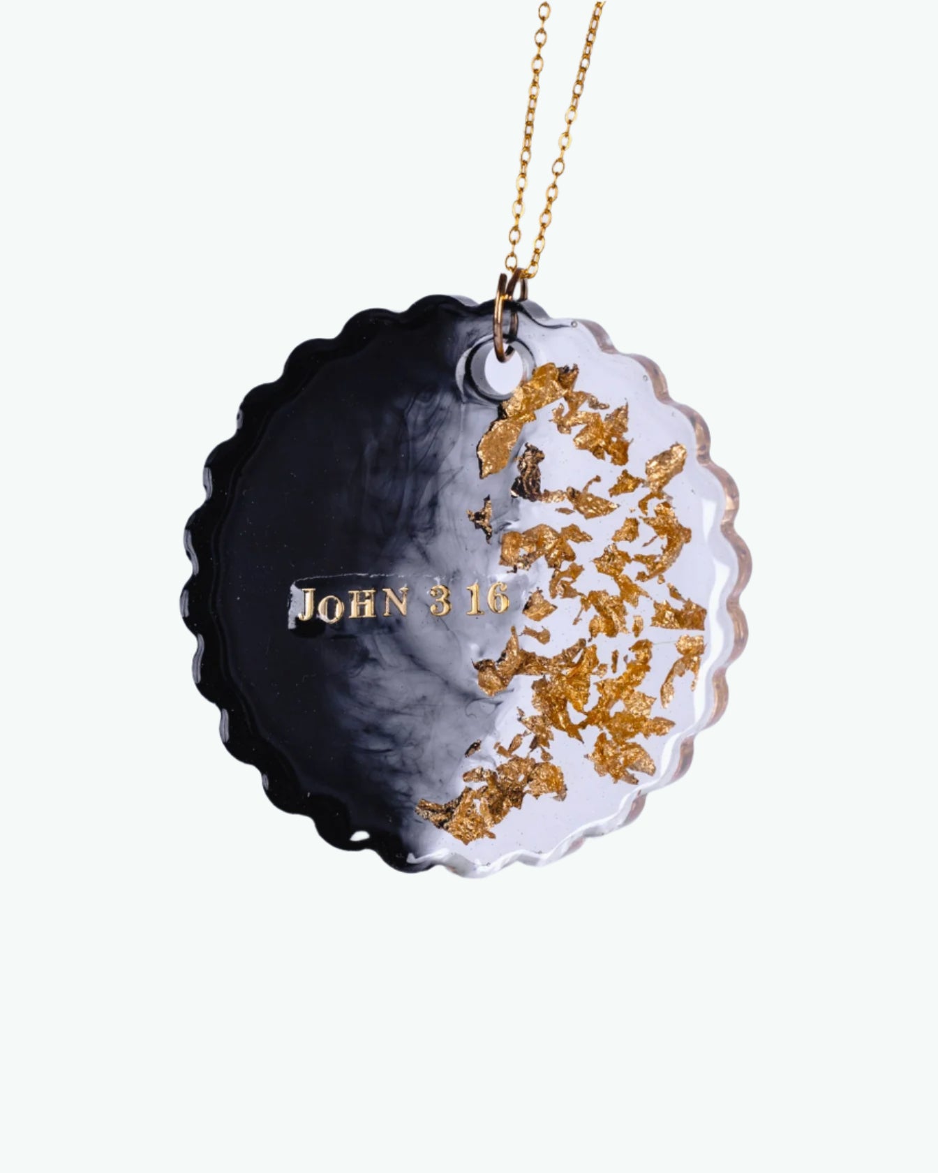 Personalised black and gold car ornament - car pendants - VJ Designs