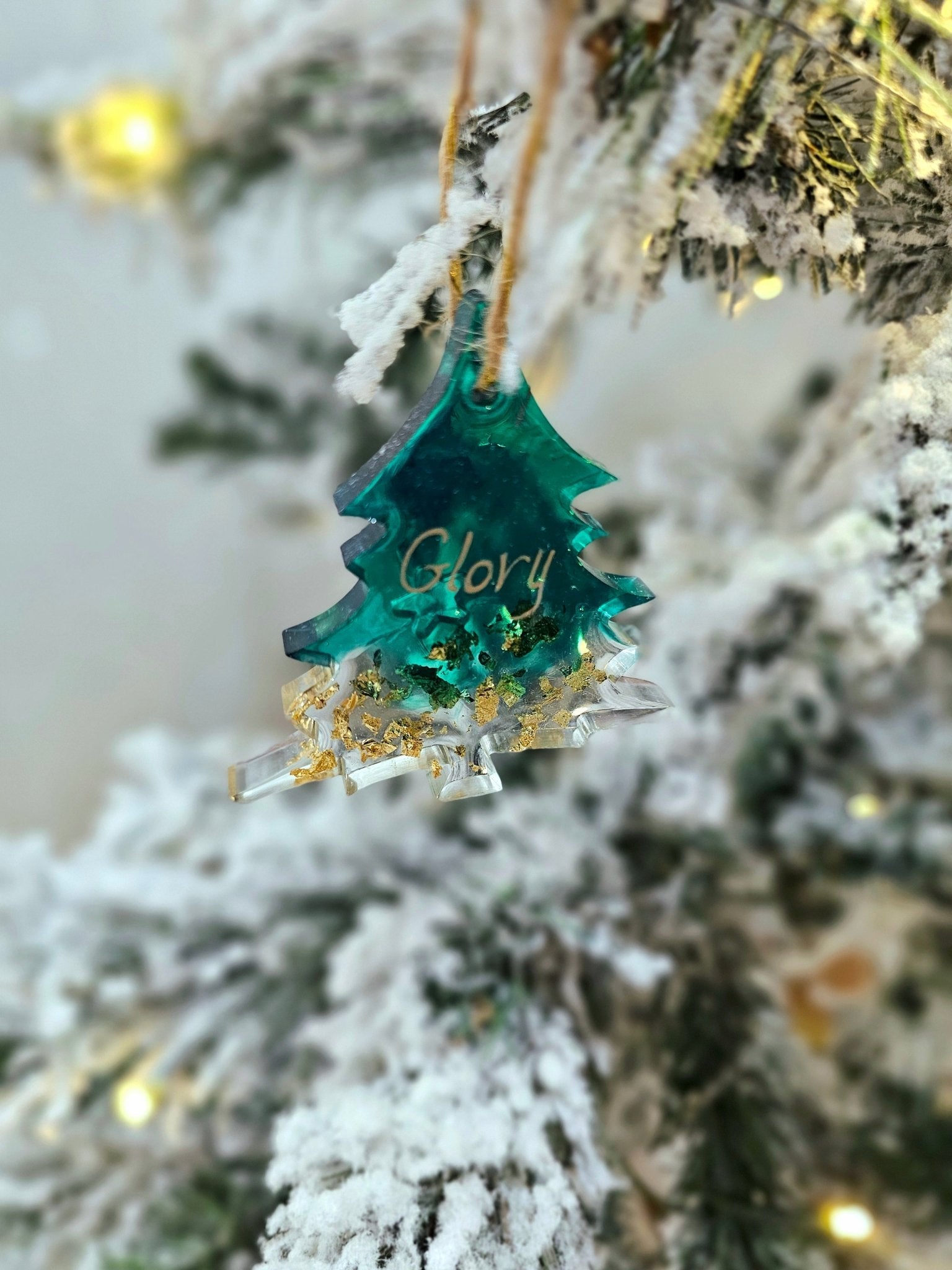 Personalised handcrafted Christmas tree ornaments - VJ Designs