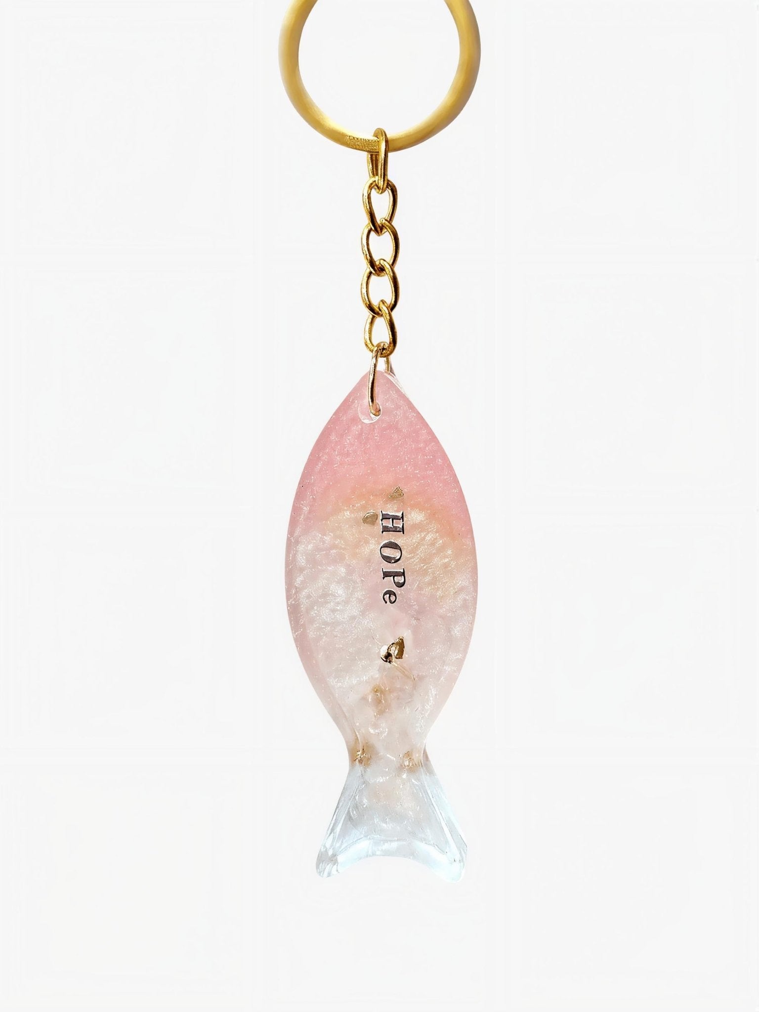 Personalised handmade Christian fish keychains - VJ Designs