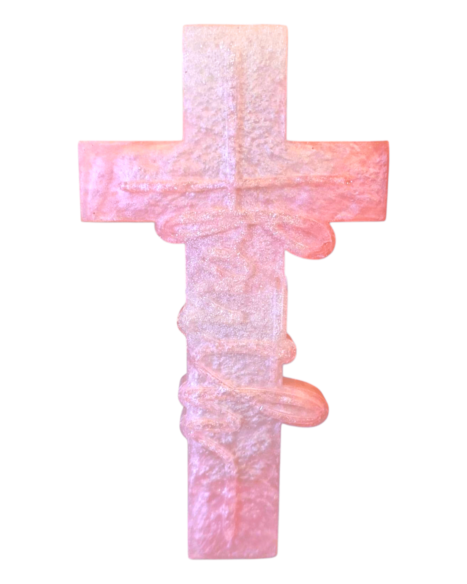 Faith/ Blessed handmade resin cross - VJ Designs