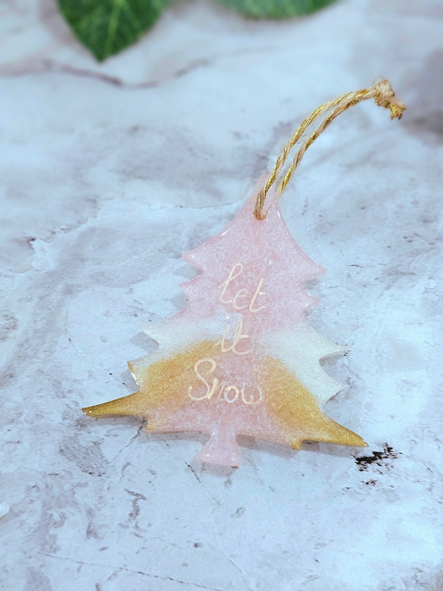 Personalised handcrafted Christmas tree ornaments - VJ Designs
