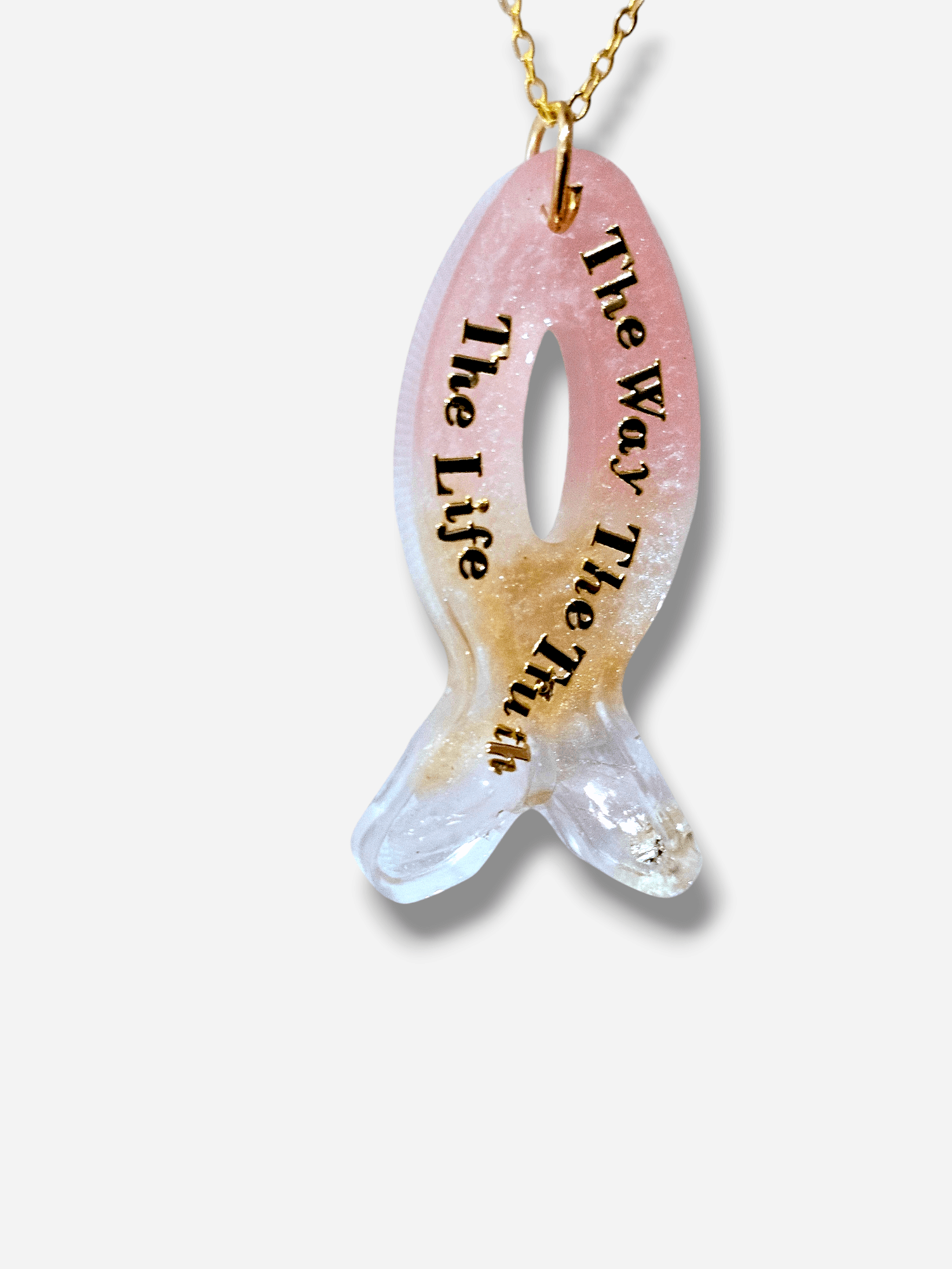 Gold-plated Christian fish necklace - Necklace - VJ Designs