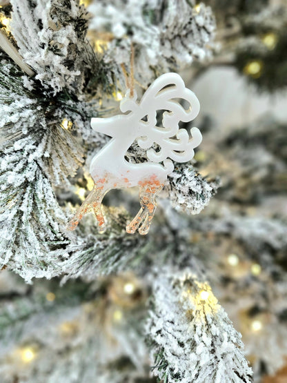 Handmade Reindeer Christmas ornaments - VJ Designs