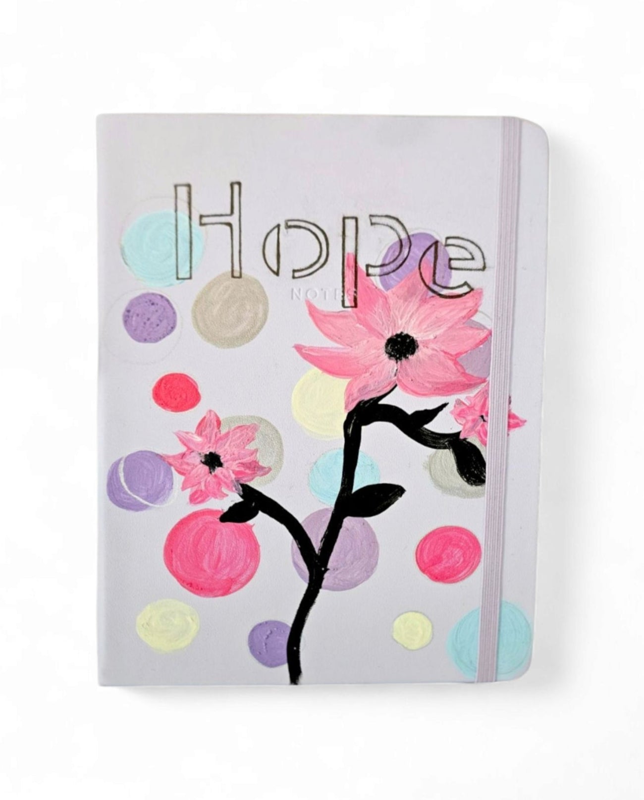 Personalised hand-painted purple journal - Journal - VJ Designs