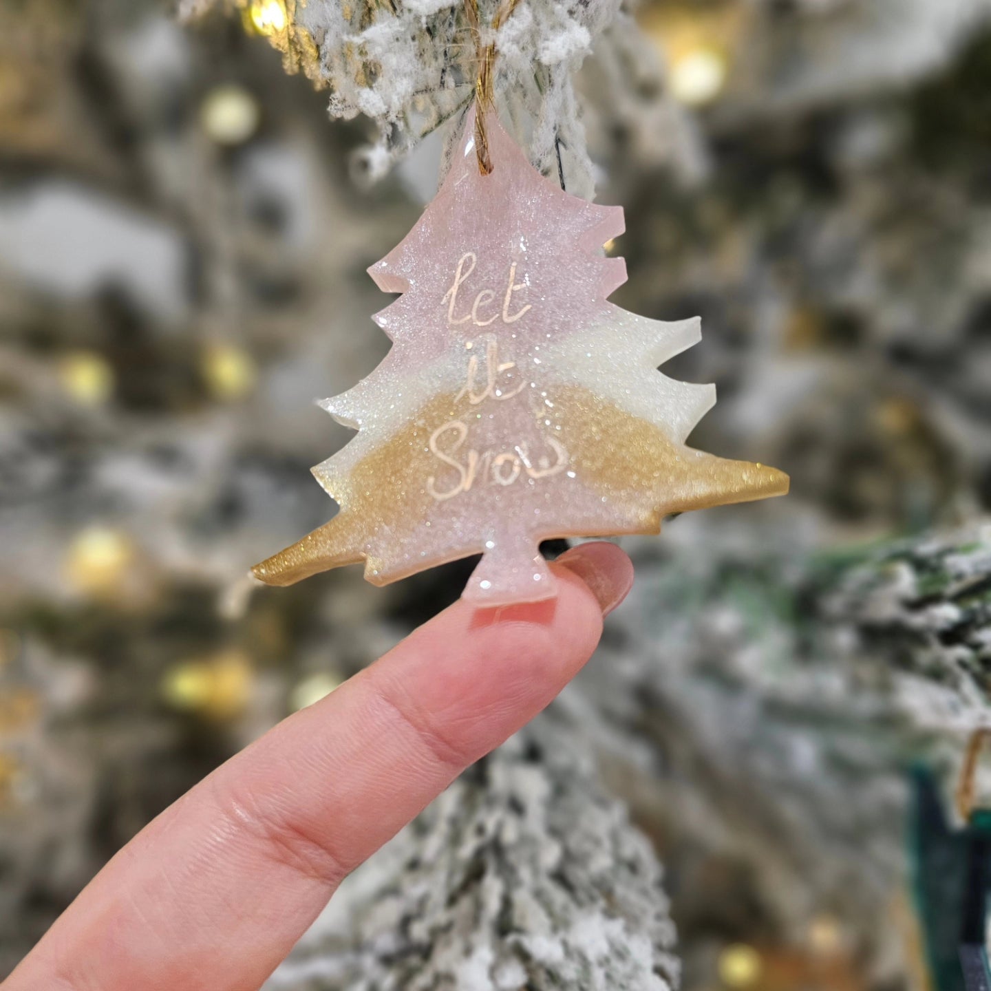Personalised handcrafted Christmas tree ornaments