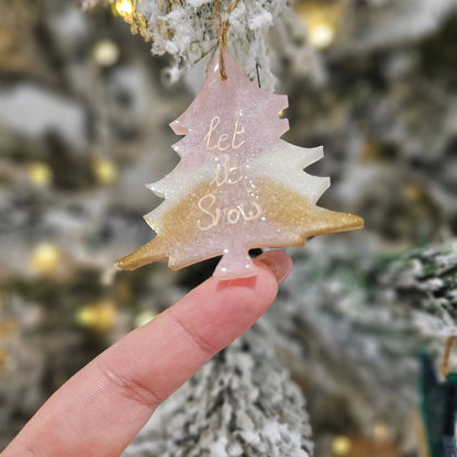 Personalised handcrafted Christmas tree ornaments